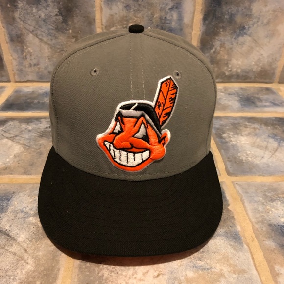 cleveland indians fitted hat